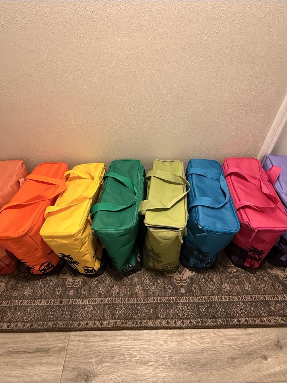 Trader Joe’s large insulated bags bundle in various colors - Picture 2 of 4